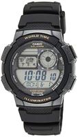 Casio AE-1000W-1AVEF Horloge Kwarts (l x b x h) 48.1 x 43.7 x 13.7 mm Zwart Materiaal (behuizing): Hars Materiaal (armband): Hars - thumbnail