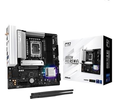 ASRock B860M Pro RS Wifi Moederbord Socket Intel LGA 1851 - thumbnail