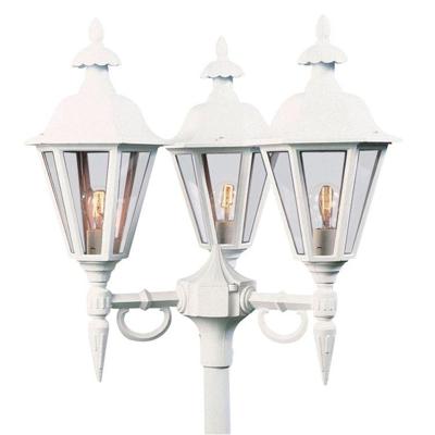 KonstSmide Klassieke lantaarnkapPallas 3-lichts wit - 528-250