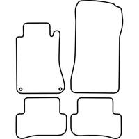 Automatten passend voor Mercedes C Klasse W203 2000-2007 TMME504 - thumbnail