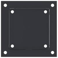 Paonderstellen vierkant 12 st 141x141 mm gepoedercoat staal - thumbnail