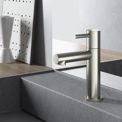 Hotbath Cobber Fonteinkraan - Opbouw - Uitvoering GN - Geborsteld Nikkel - Messing - 230 mm - Waterbesparend