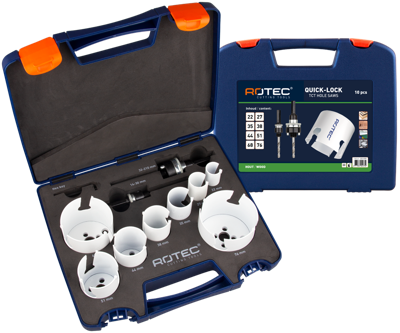 Rotec Gatzagenset QL '528 - Elektricien' | 6-knt 9 | 10-dlg. | Ø22-76 - 528.4005