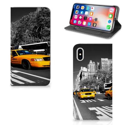 Apple iPhone Xs Max | Book Cover | New York Taxi