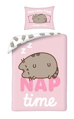 Pusheen dekbedovertrek nap time 140 x 200 cm polyester pre order