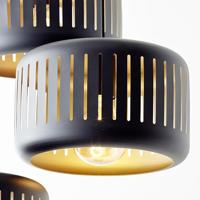 Brilliant Vide hanglampTyas zwart Ø 52cm - 99801/86 - thumbnail