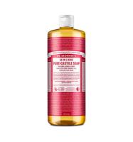 Dr. Bronner's Vloeibare zeep - pure castile - roos - 945 ml - thumbnail