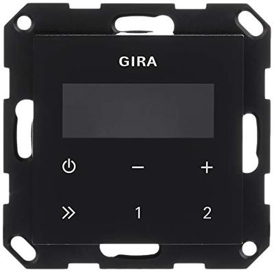 Gira inbouw radio zwart glanzend 228405 Gira inbouw radio zwart glanzend 228405