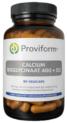 Proviform Calcium Bisglycinaat 400 +D3 Capsules Proviform Calcium Bisglycinaat 400 +D3 Capsules