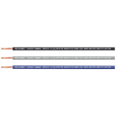 HELU 65432-2000 Enkele ader H05V2-K 1 x 1 mm² Rood 2000 m