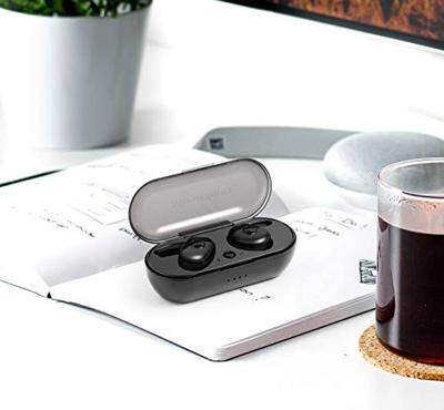 Technaxx Musicman BT-X49 In Ear oordopjes Bluetooth Zwart Headset, Touchbesturing