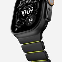 Nomad Stratos Titanium Strap Apple Watch 44mm / 45mm / 46mm / 49mm Zwart/Volt - thumbnail