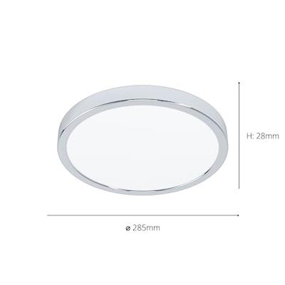 Eglo Led plafonnièreFueva 5 Ø 28,5cm - IP44 - 99266