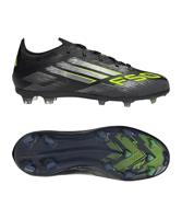 adidas F50 Elite Gras Voetbalschoenen (FG) Kids Zwart Zilver Neongeel - thumbnail