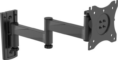 SpeaKa Professional SP-WMM-202S Monitor-wandbeugel 33,0 cm (13) - 76,2 cm (30) Kantelbaar, Zwenkbaar, Uittrekbaar