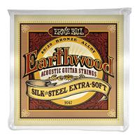 Ernie Ball 2047 Earthwood Silk & Steel Extra Soft snarenset - thumbnail