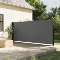 VidaXL Windscherm uittrekbaar 180x500 cm antracietkleurig - thumbnail