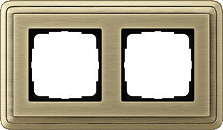 Classix brons dubbel afdekraam Gira 0212621