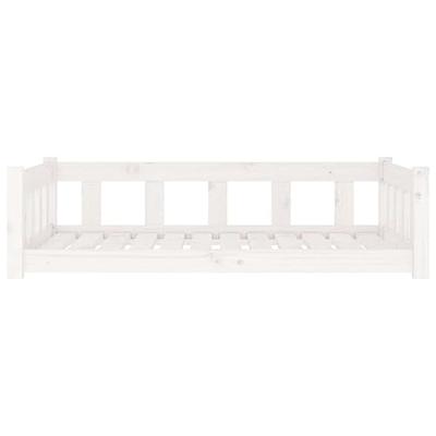 Hondenmand 105,5x75,5x28 cm massief grenenhout wit Hondenmand 105,5x75,5x28 cm massief grenenhout wit