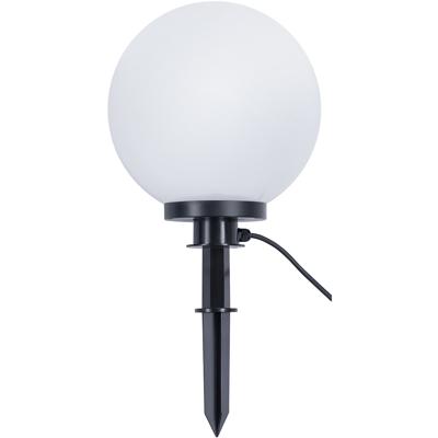 LED Priklamp met Stekker - Trion Balino - E27 Fitting - Mat Zwart - Kunststof - Ø300