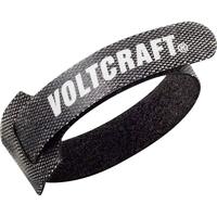 VOLTCRAFT Klett Kabelbinder 420mm Klittenband kabelbinder 420 mm (l x b) 420 mm x 12 mm Donkergrijs - thumbnail