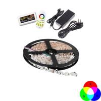 Buigbare LED Strip 12 Volt - RGB - 5 meter - Dimbaar - thumbnail