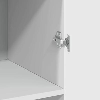 Hoge kast 70x42,5x185 cm bewerkt hout wit