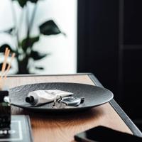 Villeroy & Boch Dinerbord Manufacture Rock - Zwart - ø 25 cm - thumbnail