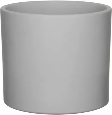 Mica Decorations bloempot Era rond 17,5x19,5cm lichtgrijs