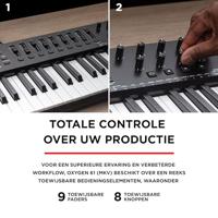 M-AUDIO Oxygen 61 (MKV) MIDI toetsenbord 61 toetsen USB Zwart - thumbnail