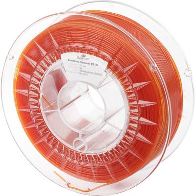 Spectrum Filaments 80051 PET-G Premium Filament PETG Chemisch bestendig, Slagvast 1.75 mm 1000 kg/m Transparant oranje, Oranje InnoPET 1 stuk(s)