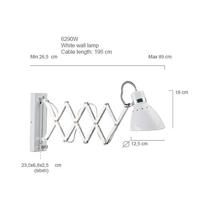 Steinhauer SchaarlampSpring wit - 6290W - thumbnail