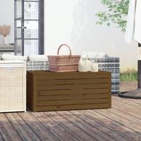 Tuinbox 101x50,5x46,5 cm massief grenenhout honingbruin - thumbnail