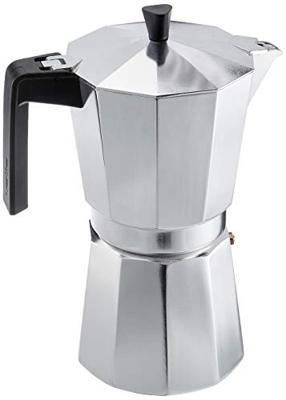 Italiaanse Koffiepot Valira VITRO 12T Zilverkleurig Aluminium 12 Koppar
