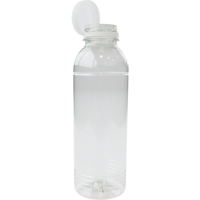 Fles | petfles | Gerecycled PET | met vaste dop | 500ml | transparant | 126 stuks - thumbnail
