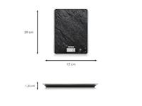 Soehnle 61515 page compact 300 digitale keukenweegschaal leisteenlook - thumbnail