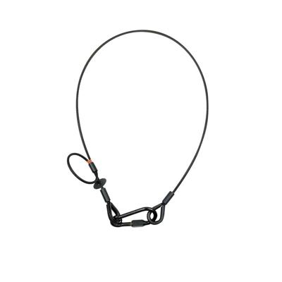 Showtec Saveking 5mm 1m safetykabel met rem 60 kg zwart Showtec Saveking 5mm 1m safetykabel met rem 60 kg zwart