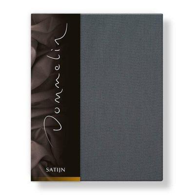 Dommelin Dommelin Hoeslaken Uni Satijn 300TC 555 Olifantgrijs 180x220/30