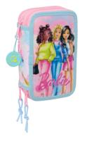 Schooletui met Accessoires Barbie Painterly Roze Hemelsblauw 12,5 x 19,5 x 5,5 cm 37 Onderdelen - thumbnail