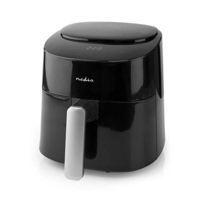 Nedis KAAF160BK Airfryer 4.2 l 1300 W BPA-vrij, Timerfunctie, Oververhittingsbeveiliging, Controlelampje Zwart