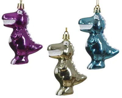 Kersthanger dino 3.6x7x9.2cm - 1 stuk Kersthanger dino 3.6x7x9.2cm - 1 stuk