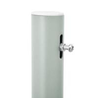 Tuinscherm uittrekbaar 140x600 cm zwart - thumbnail