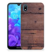 Huawei Y5 (2019) | Bumper Hoesje | Old Wood - thumbnail