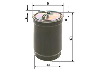 Brandstoffilter N6172 Brandstoffilter N6172