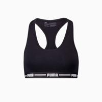 Racerback Top/Bh dames - Katoenen vrouwen Bralette - Bh Top - Zwart - thumbnail