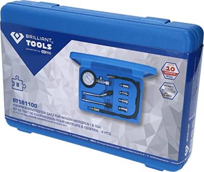 Brilliant Tools BT581100 Compressietestset voor benzinemotoren, 8-delig