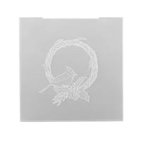 Nellie's Choice • 3d embossing folder kerstvogel 15x15cm - thumbnail