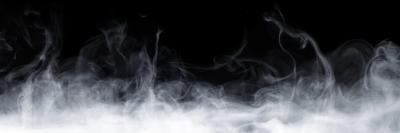 Schilderij - Mysterie in het zwart en wit, panorama, 2 maten