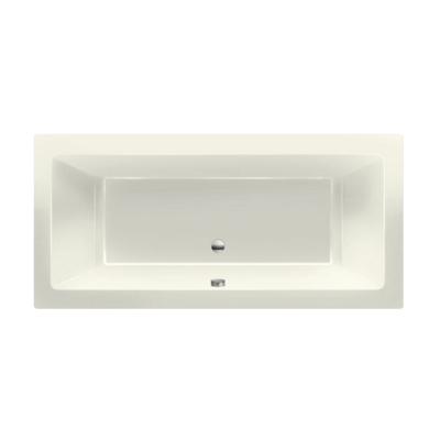 Xenz Society Duobad - 190x90x53 - afvoer Midden - acryl - wit mat 6854-03