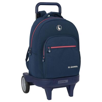 Schoolrugzak met Wielen El Ganso Classic Marineblauw 33 X 45 X 22 cm